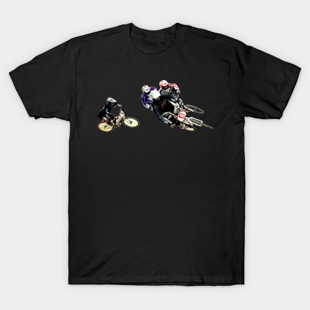 bmx T-Shirt by rickylabellevie